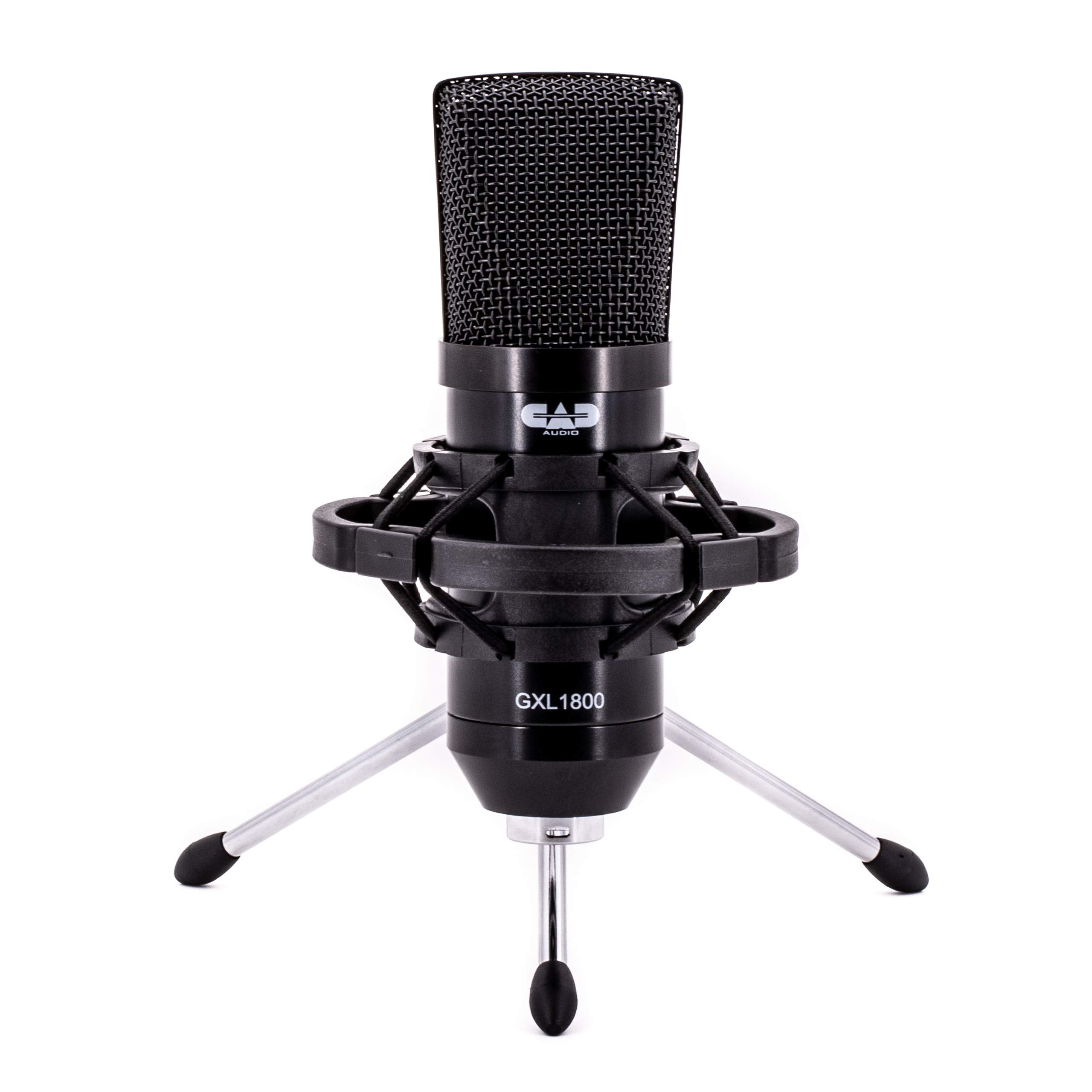 CAD Audio GXL1800 Large Format Side Address Condenser Microphone- Perfect for Studio, Podcasting & Streaming, Black